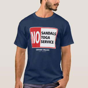 T-shirt Pas de sandales Non Toga Pas de service