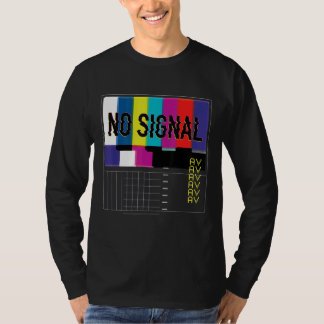 T-shirt Pas de signal Vaporwave Cool Fun Retro Tv 80s