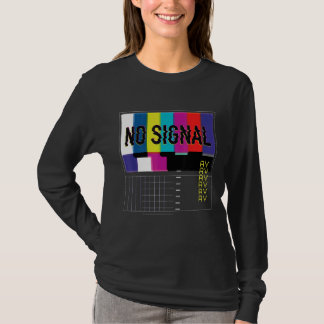 T-shirt Pas de signal Vaporwave Cool Fun Retro Tv 80s