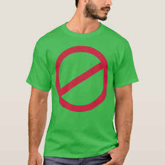 T-shirt Pas de signe drôle