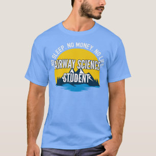 T-shirt Pas de sommeil Pas d'argent Pas de vie Airbus Scie