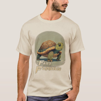 T-shirt Pas de tortue rapide