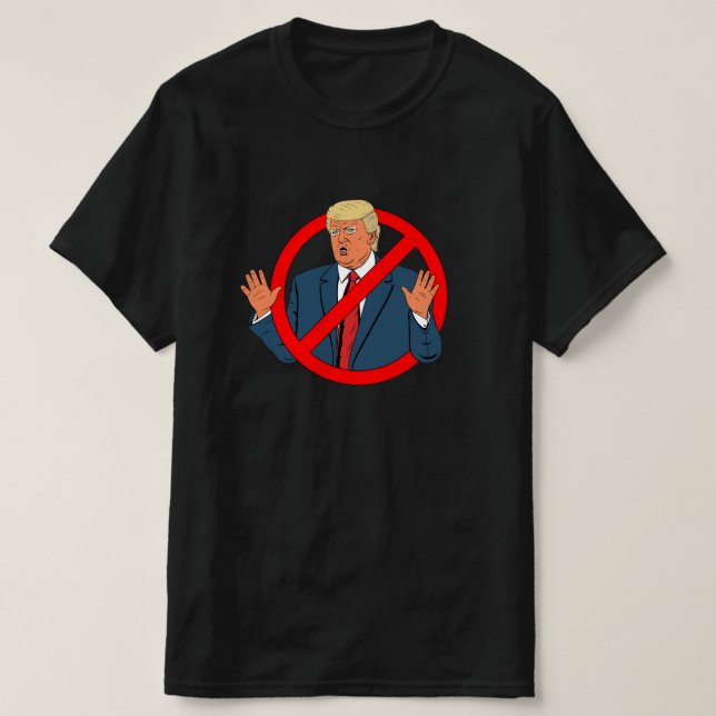 T-shirt Pas de Trump (Design devant)
