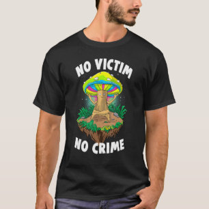 T-shirt Pas de victime Pas de crime Femmes Magique Psilocy