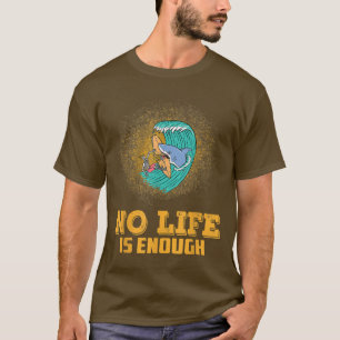 T-shirt Pas De Vie Suffit Motivation Drôle Sassy Sarcastiq