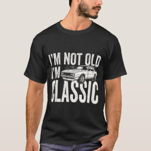 T-shirt Pas de vieille voiture de muscle rétro classique d