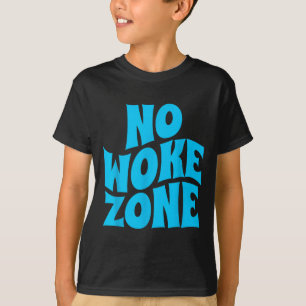 T-shirt Pas de wokes ici, Républicain drôle, électeur cons