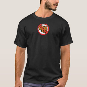 T-shirt Pas d'écureuils drôle