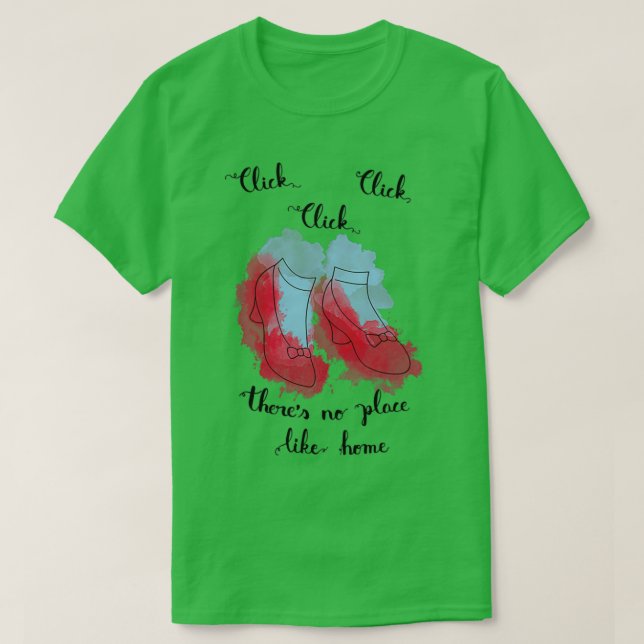 T-shirt Pas d'endroit comme chez soi (Design devant)