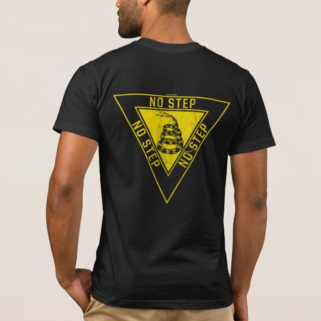 T-shirt PAS D'ÉTAPE Gadsden Snake Aviation Militaire (Dos)
