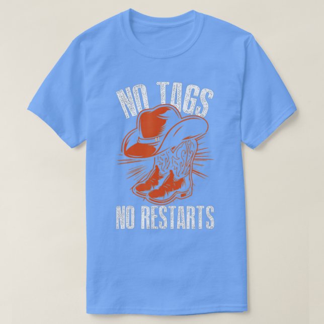 T-shirt Pas d'étiquettes Pas de redémarreurs Ligne Danse C (Design devant)