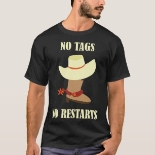 T-shirt Pas d'étiquettes Pas de redémarreurs Ligne Danse C