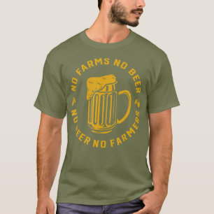 T-shirt Pas d'exploitation agricole Pas de bière Pas d'agr