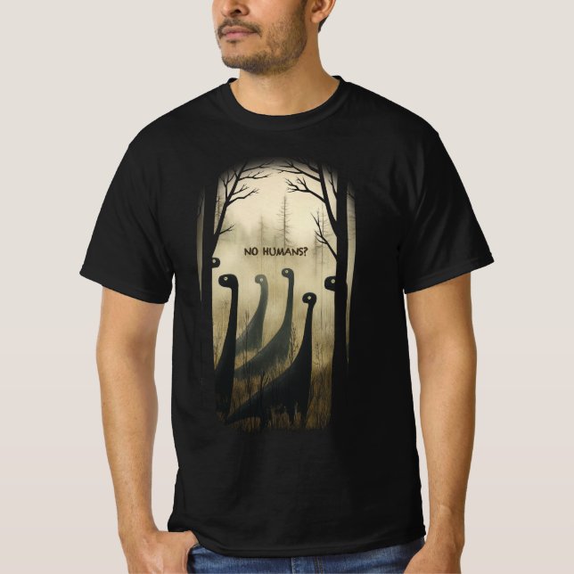 T-shirt Pas d'humains ? (Devant)