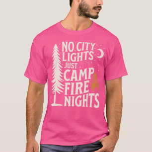 T-shirt Pas d'illuminations de la ville Juste des nuits de