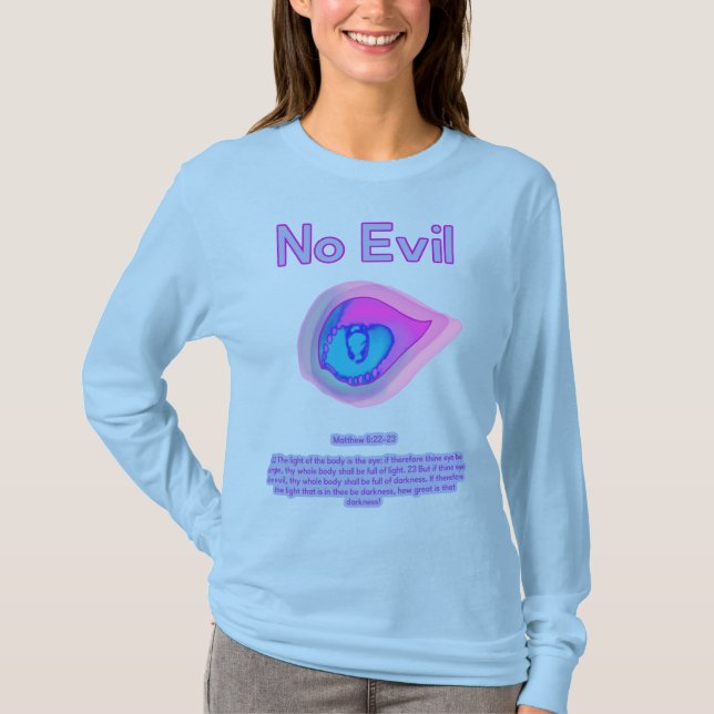 T-shirt Pas d'yeux mal - Iris (Devant)