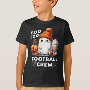 T-shirt Pas Éffrayant Halloween Boo Football Crew Funny Gh