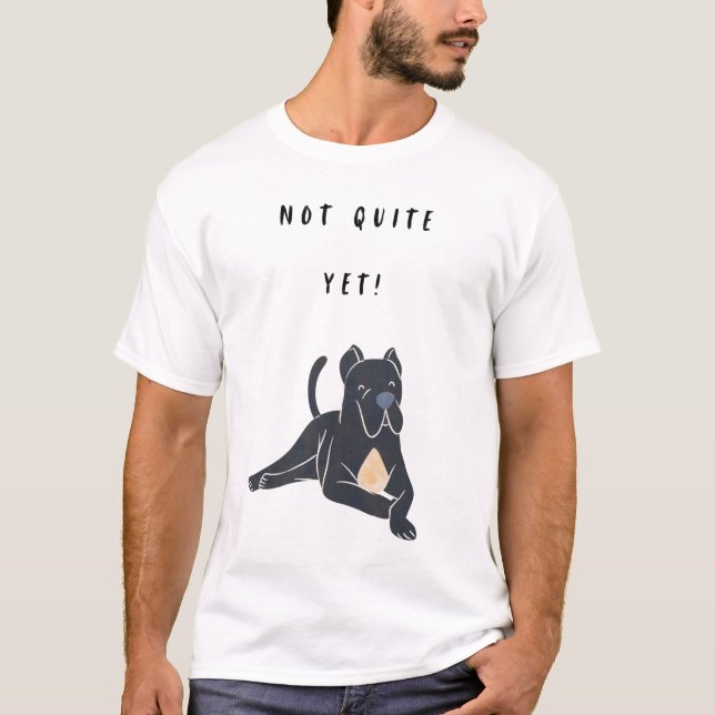 T-shirt Pas encore ! (Devant)