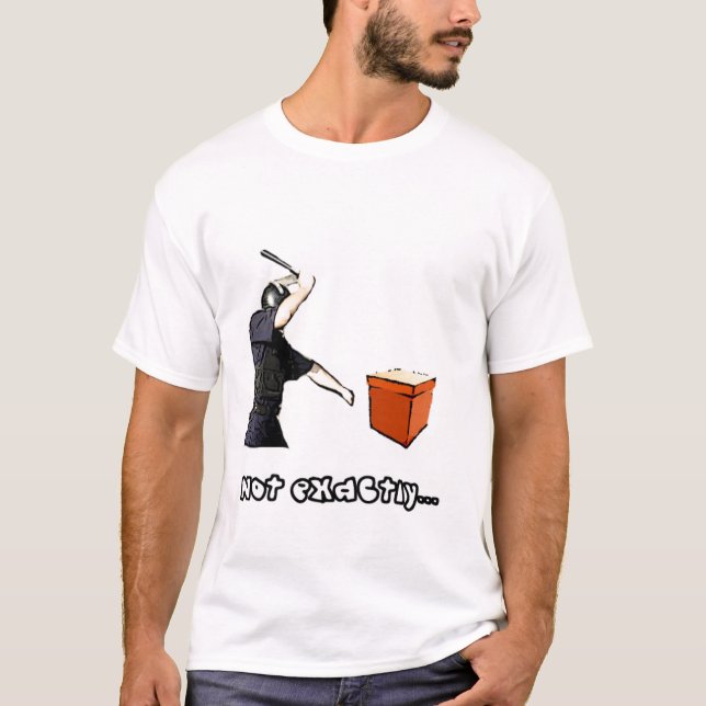 T-shirt Pas exactement… (Devant)