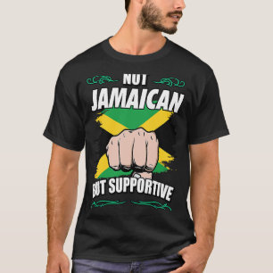 T-shirt Pas jamaïcain mais tourisme de soutien Jamaïque