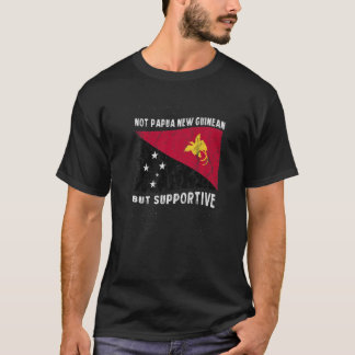 T-shirt Pas la Papouasie-Nouvelle-Guinée, mais le drapeau