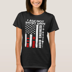 T-shirt Pas la plupart des hommes Ingénieur audio