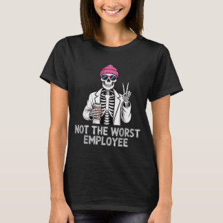 T-shirt Pas le pire employé travailleur instantané blagues