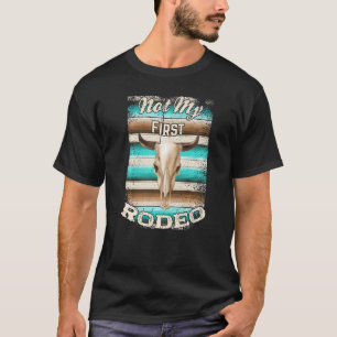 T-shirt Pas Mon Premier Rodéo Serape Vache Bouvillon Bohè
