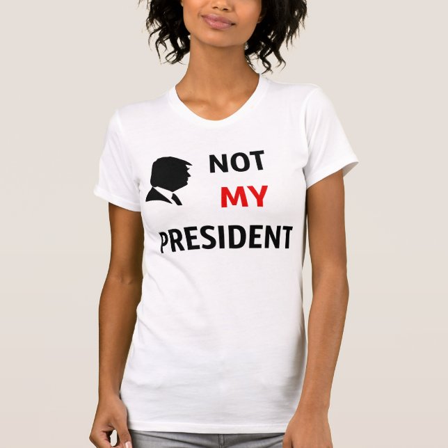 T-shirt Pas mon président (Devant)