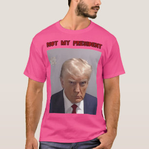 T-shirt Pas mon président Donald Trump Mushot