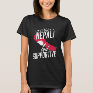 T-shirt Pas Népalais, Mais Voyage De Soutien Touriste Népa