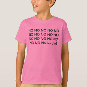 T-shirt pas pas aucun