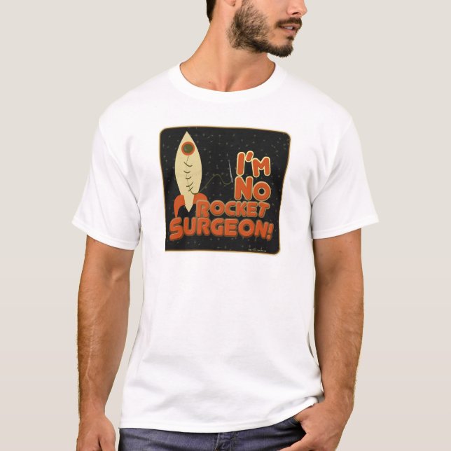 T-shirt Pas Pas De Chirurgien De Fun Caricature Spatiale (Devant)