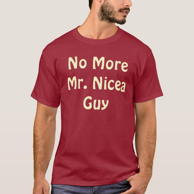 T-shirt Pas plus de M. Nicea Guy (Devant)
