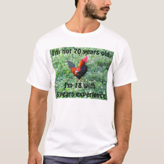 T-shirt "Pas qui vieille" chemise de coq