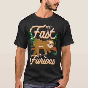 T-shirt Pas Rapide Pas Furieux Mignonne Parfum Lazy