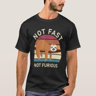 T-shirt Pas rapide pas furieux paresseux