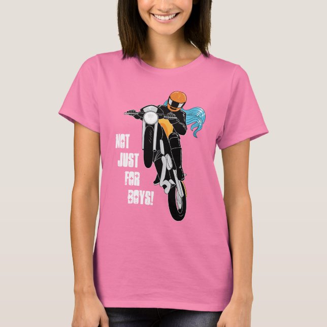 T-shirt Pas seulement pour les garçons ! (Devant)