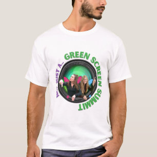 T-shirt (pas seulement un) Sommet sur l'écran vert