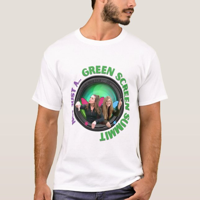 T-shirt (pas seulement un) Sommet sur l'écran vert (Devant)