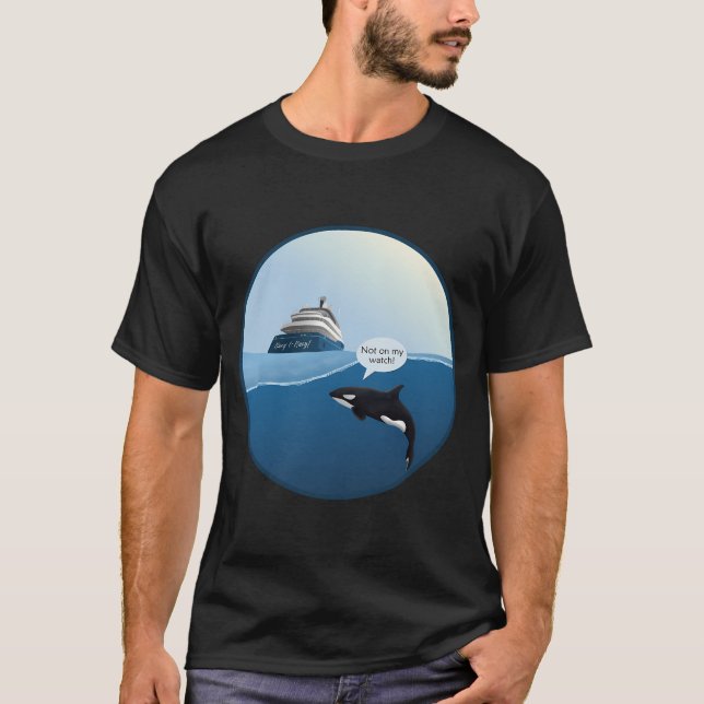 T-shirt Pas sur ma montre (Devant)