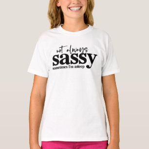 T-shirt Pas toujours spartiate, parfois je dors