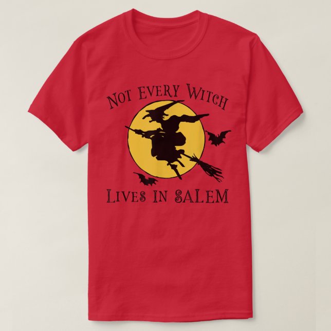 T-shirt PAS TOUS LES TÉMOINS VIVENT À SALEM Funny Hallowee (Design devant)