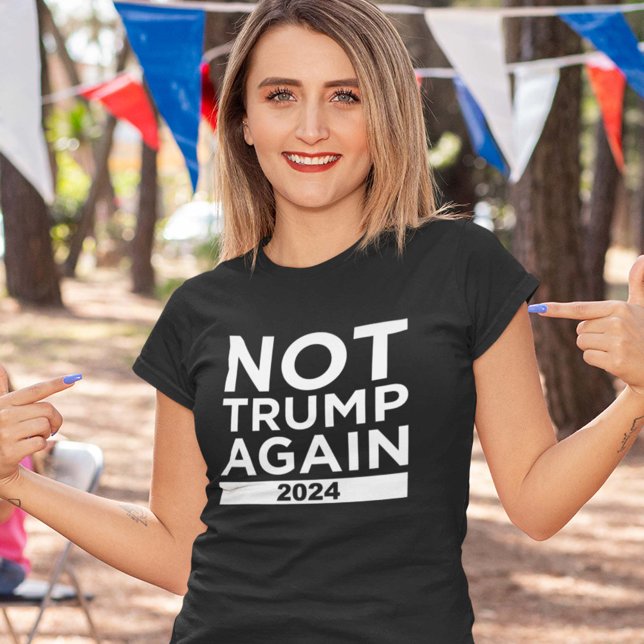 T-shirt Pas Trump à nouveau 2024 (Créateur téléchargé)