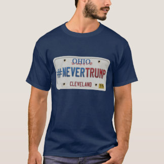 T-shirt Pas trump jamais - Cleveland, OH (la VERSION des