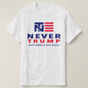 T-SHIRT "PAS TRUMP JAMAIS : FAITES LE COFFRE-FORT DE