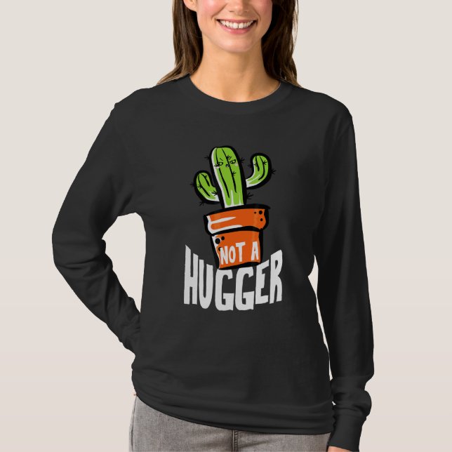 T-shirt Pas Un Grogger Funny Cactus Sarcastique (Devant)