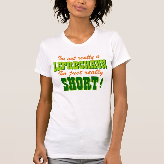 T-shirt Pas un Leprechaun court (Devant)