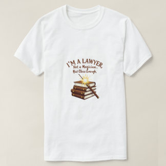 T-shirt Pas un magicien, mais assez près - Design de droit