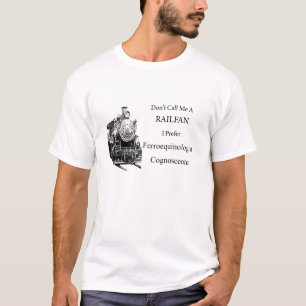 T-shirt Pas un Railfan